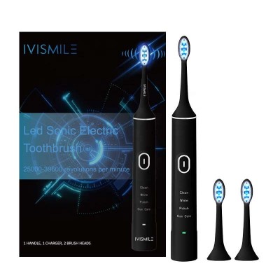 IVISMILE Private Label Tooth Brush Led Teeth Whitening Sonic Electric Toothbrush