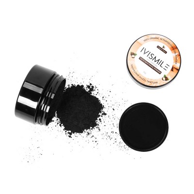 100% Food-Grade Raw Charcoal Tooth Whitening Powder Peppermint Flavor Activated Charcoal Teeth Whitening Powder