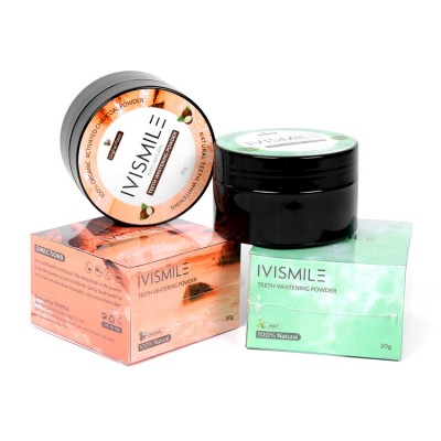 Ivismile Activated Charcoal OEM Teeth Whitening Powder