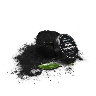 Food Grade Black Activated Bamboo Charcoal Tooth Whitening Powder with Whitener Brands